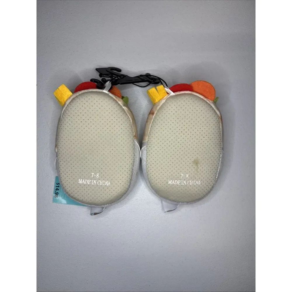 Squishmallows Kids Bernardo the Burrito Plush Slipper Girls Size 7/8
